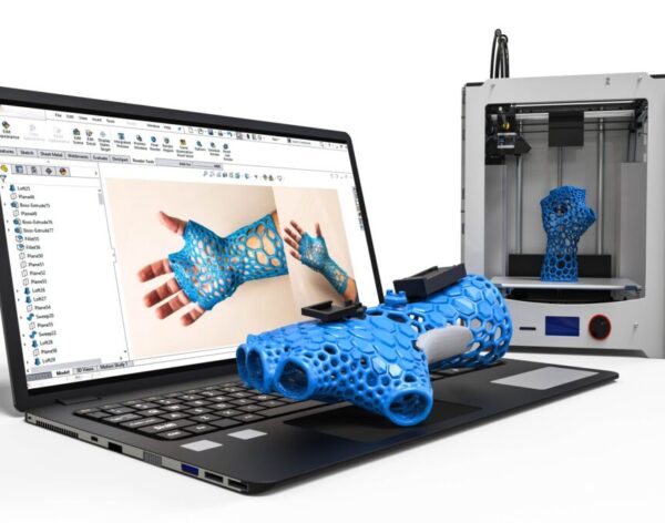 3d,Rendering,Representing,A,3d,Printed,Product,With,The,Help